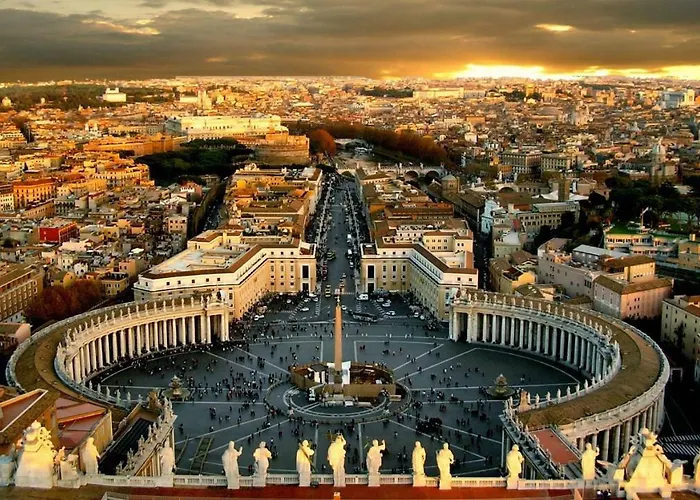 Qflat Aura Paradise Vatican With Parking Garage רומא